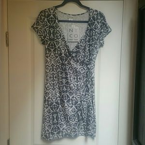 Black & white printed dress